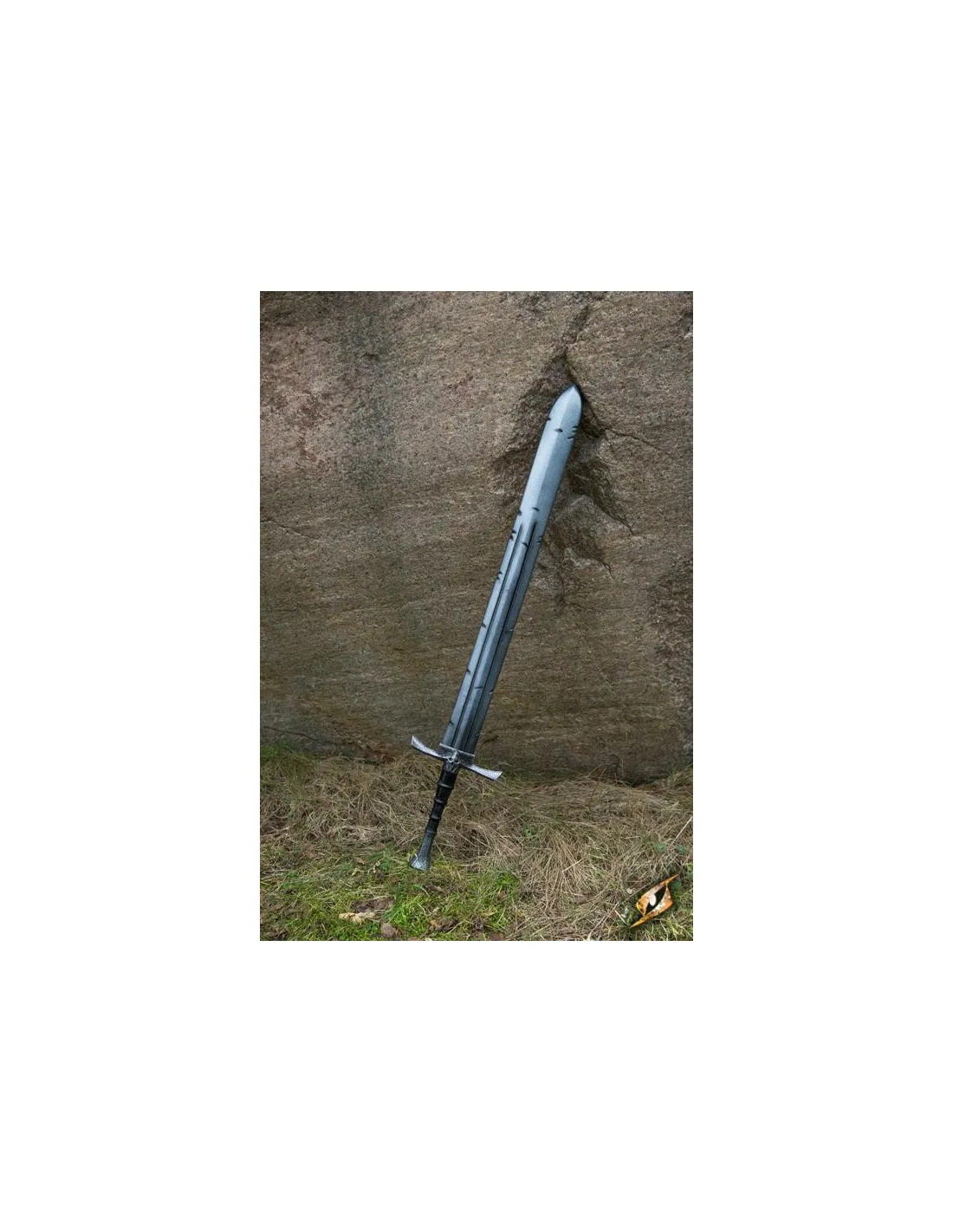 Espada Draug fantástica en látex para LARP, 100 cm.