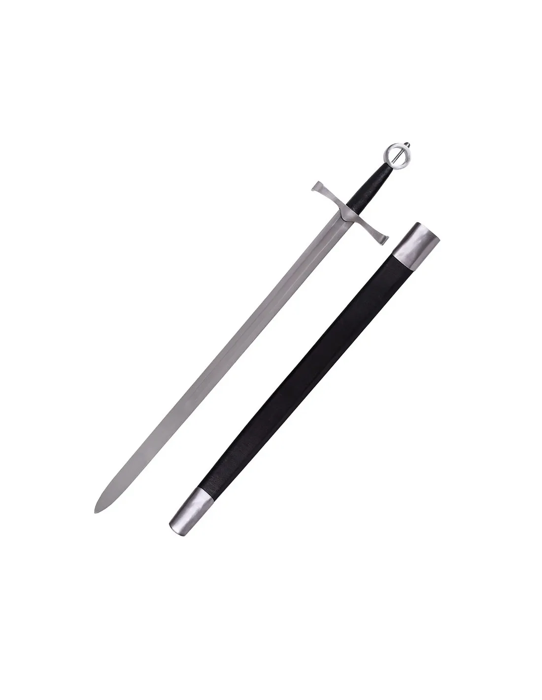 Espada empuñadura irlandesa con pomo anular, siglo XVI