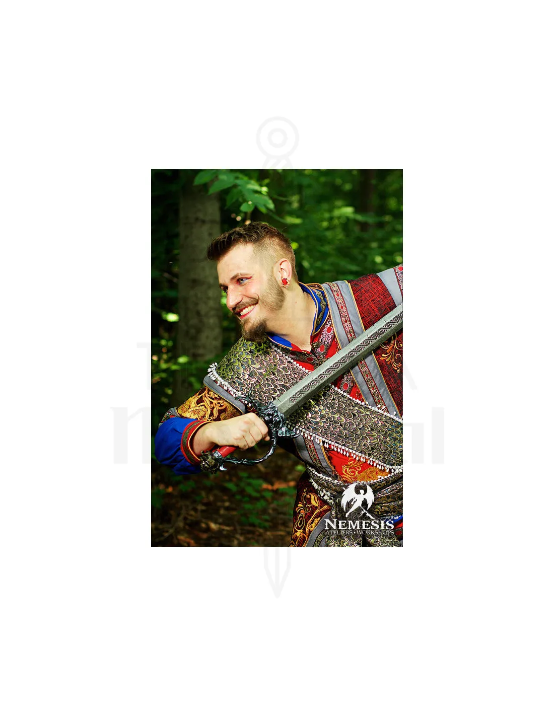 Espada Estoque Rosa para LARP (100 cm.)