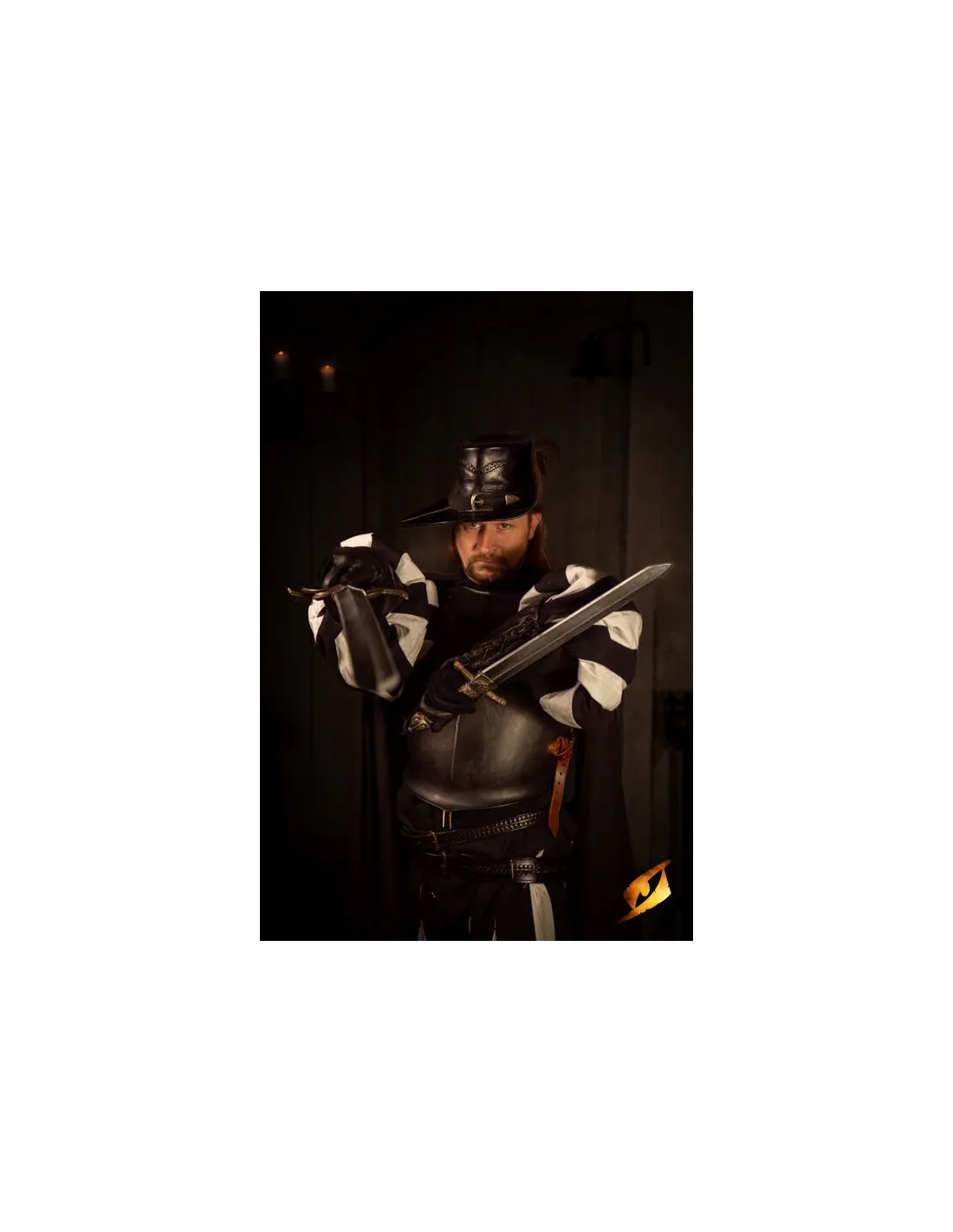 Espada LARP Duelista Dorado serie Vanguard Epic Armoury