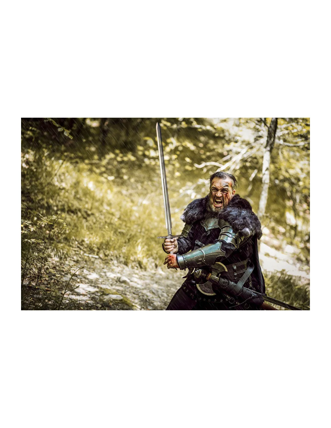 Espada plateada Geralt de Rivia, the Witcher, versión Netflix