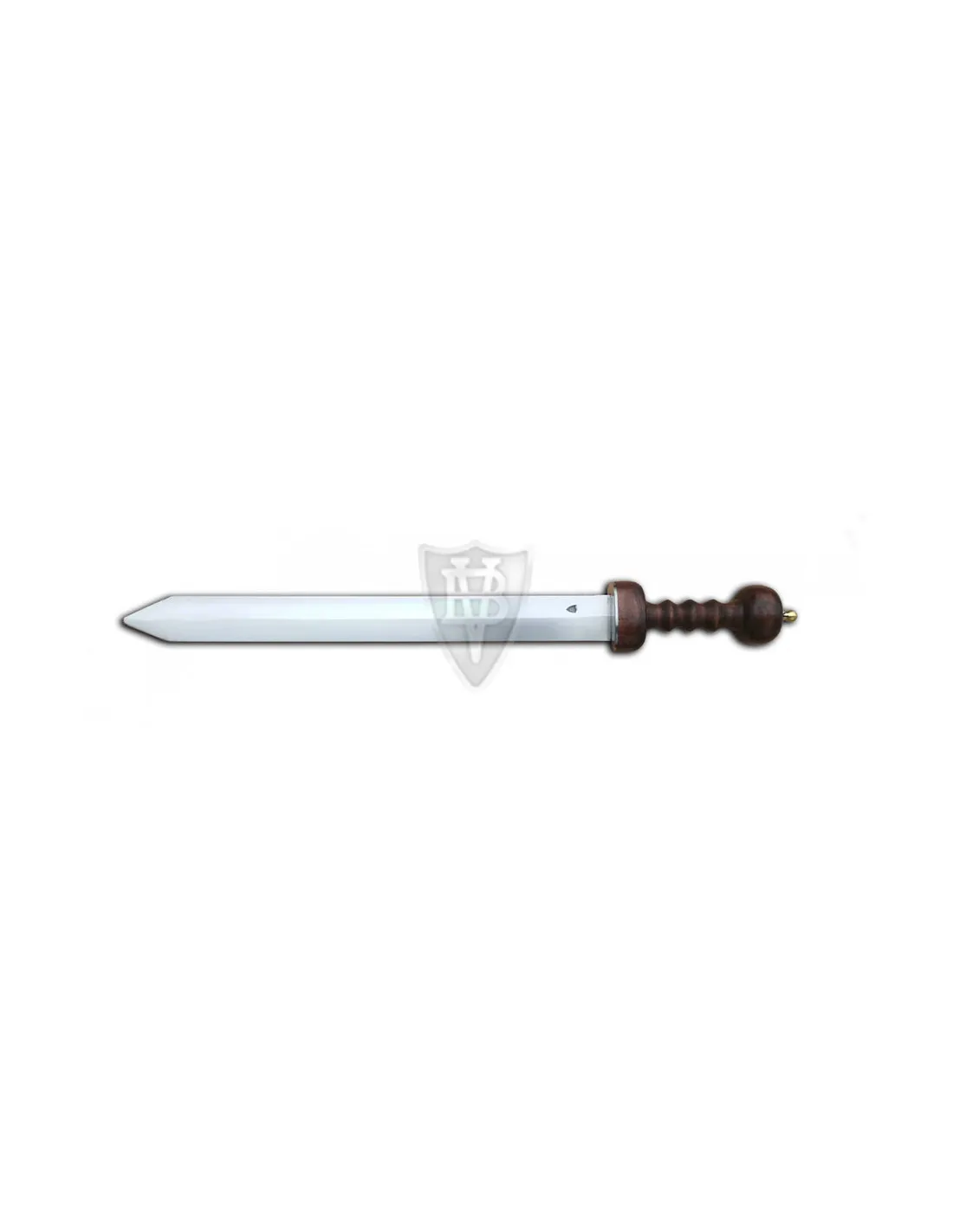 Espada romana artesanal tipo Gladius, empuñadura madera
