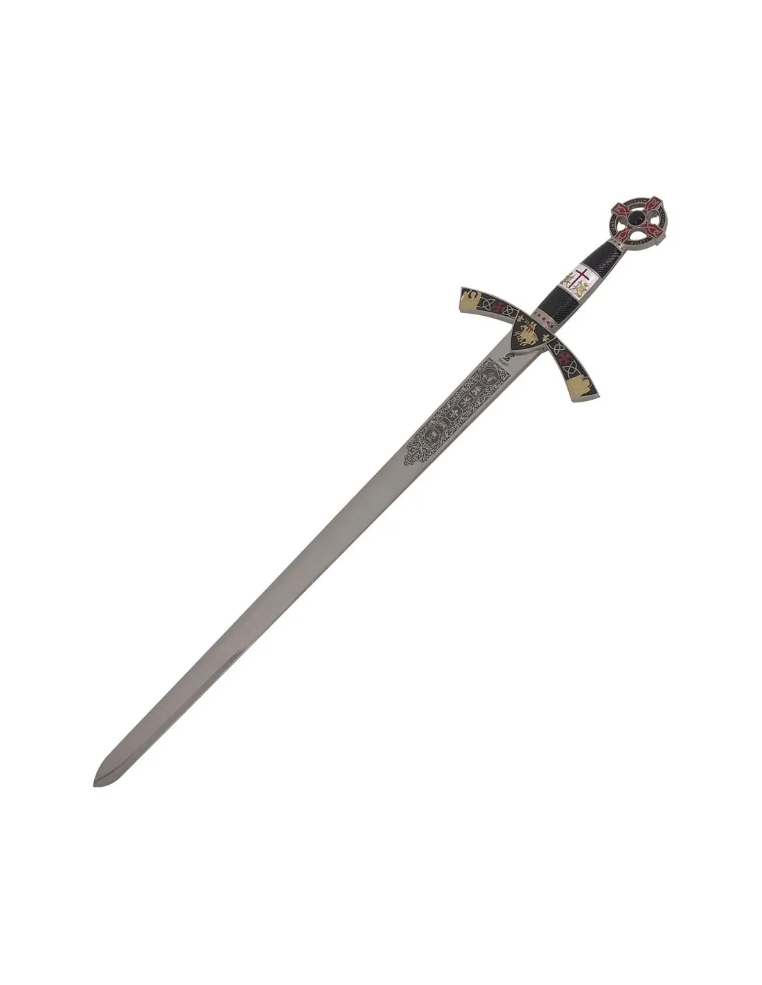 Espada Templaria cadete decorada. 76 cms.