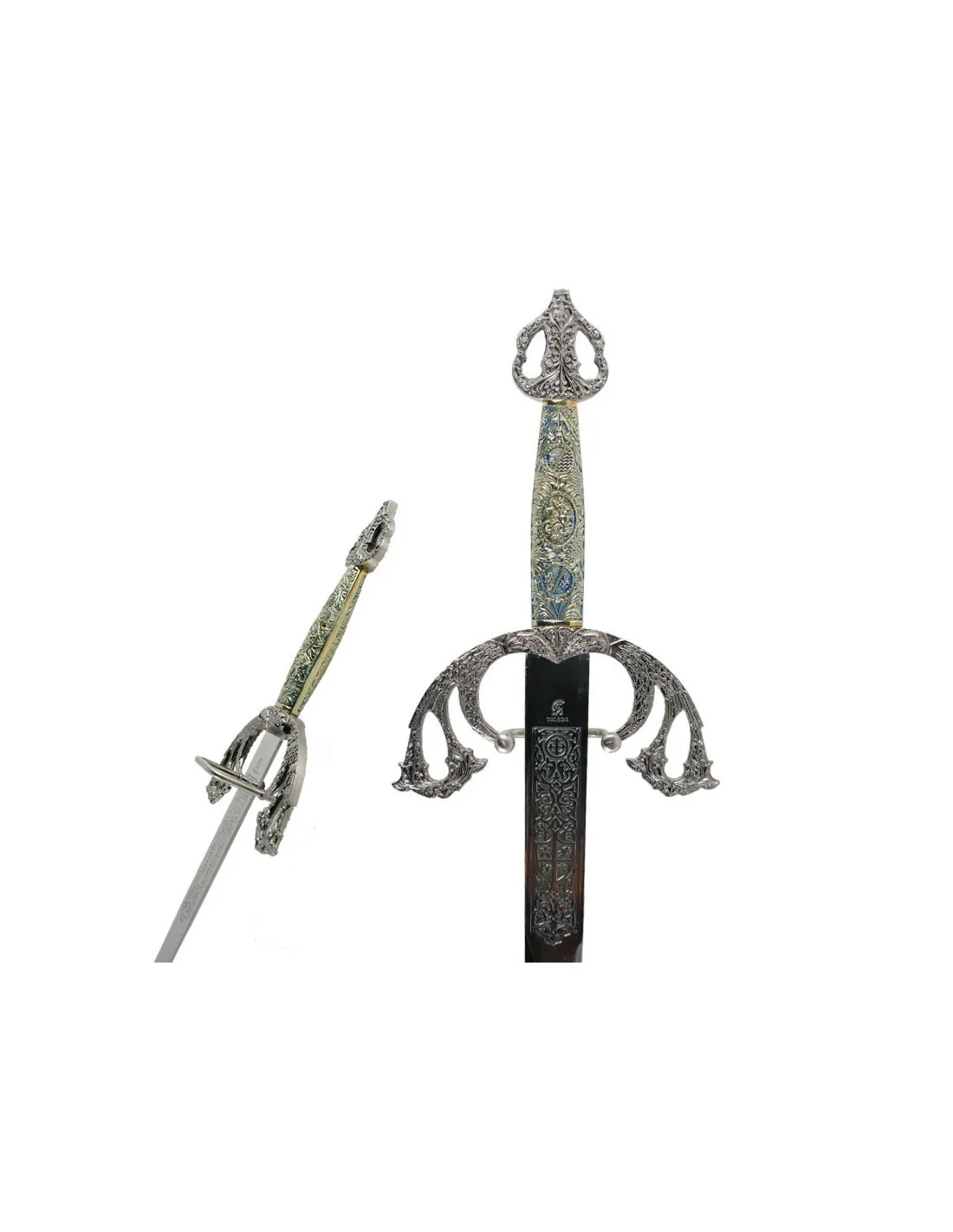 Espada Tizona Cid con puño cincelado