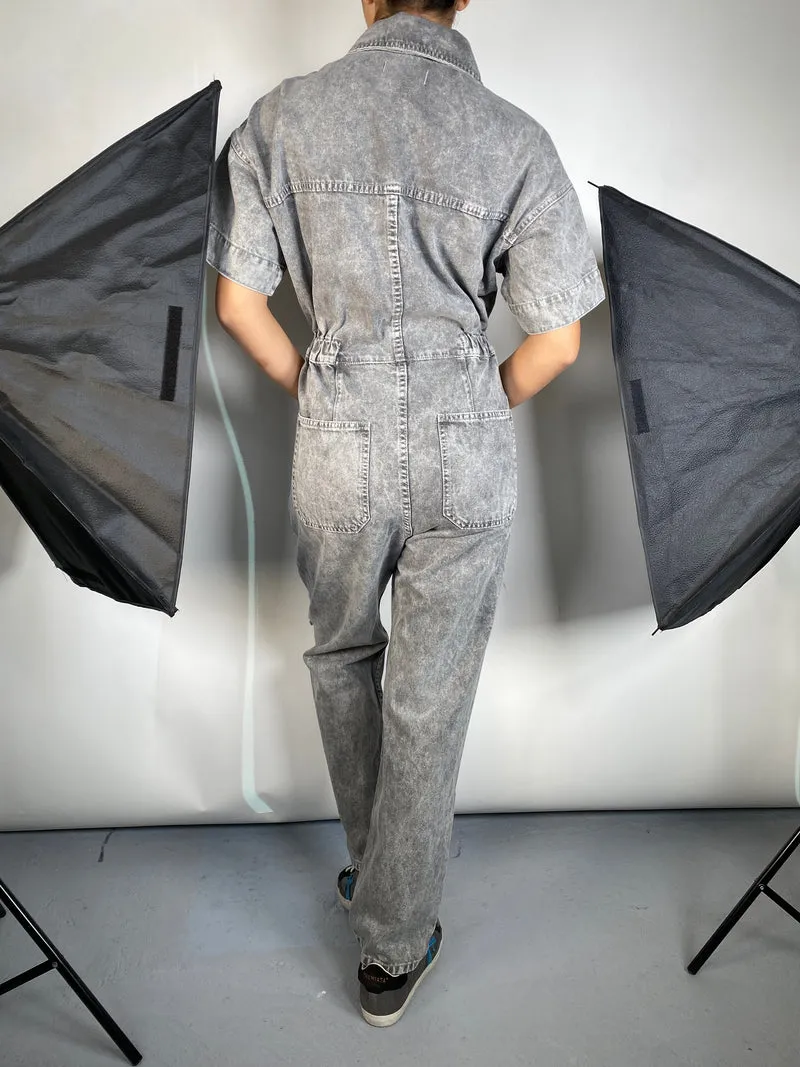 FREE PEOPLE Enterito Denim Gris