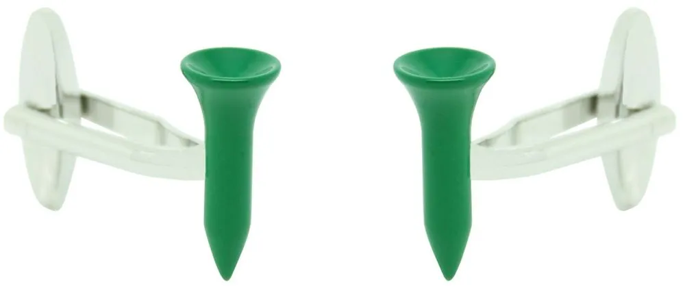 Gemelos de camisa Tee Golf Verde