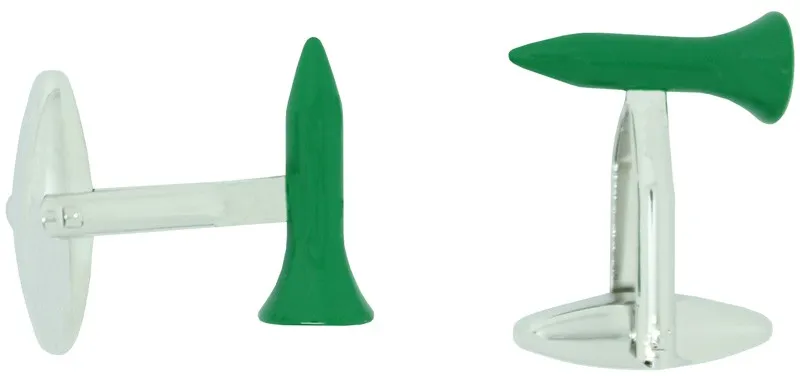 Gemelos de camisa Tee Golf Verde