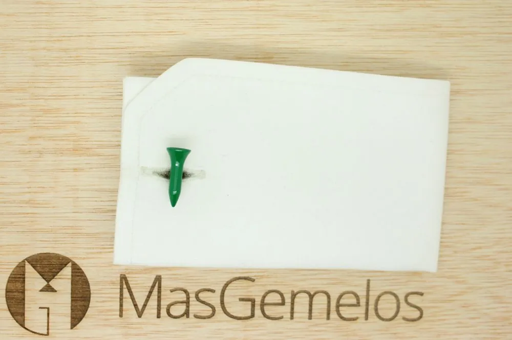 Gemelos de camisa Tee Golf Verde