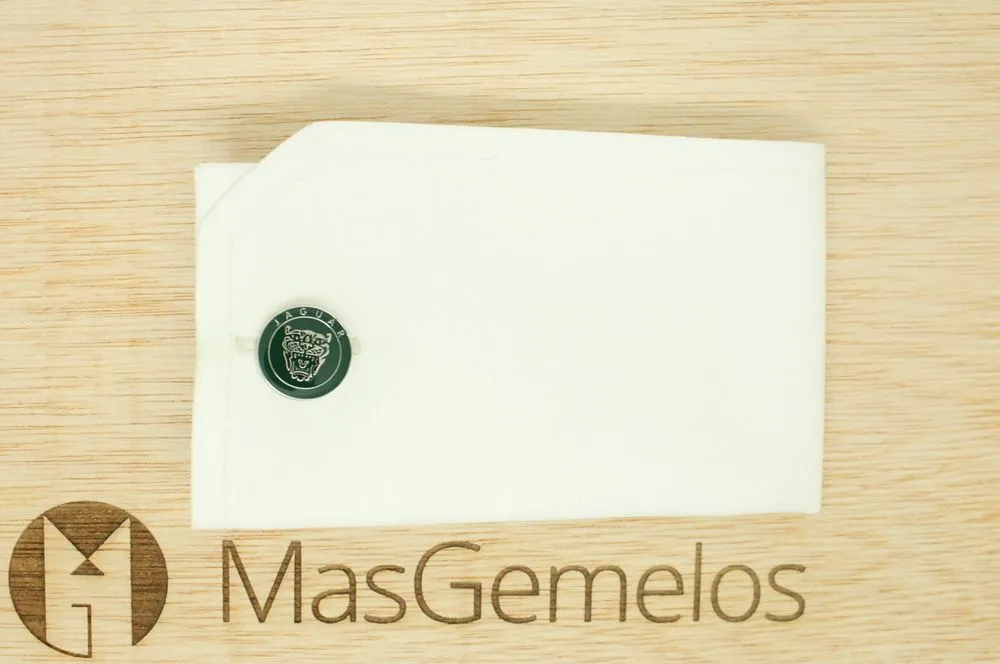 Gemelos para camisa Logo Parrilla Jaguar Verde