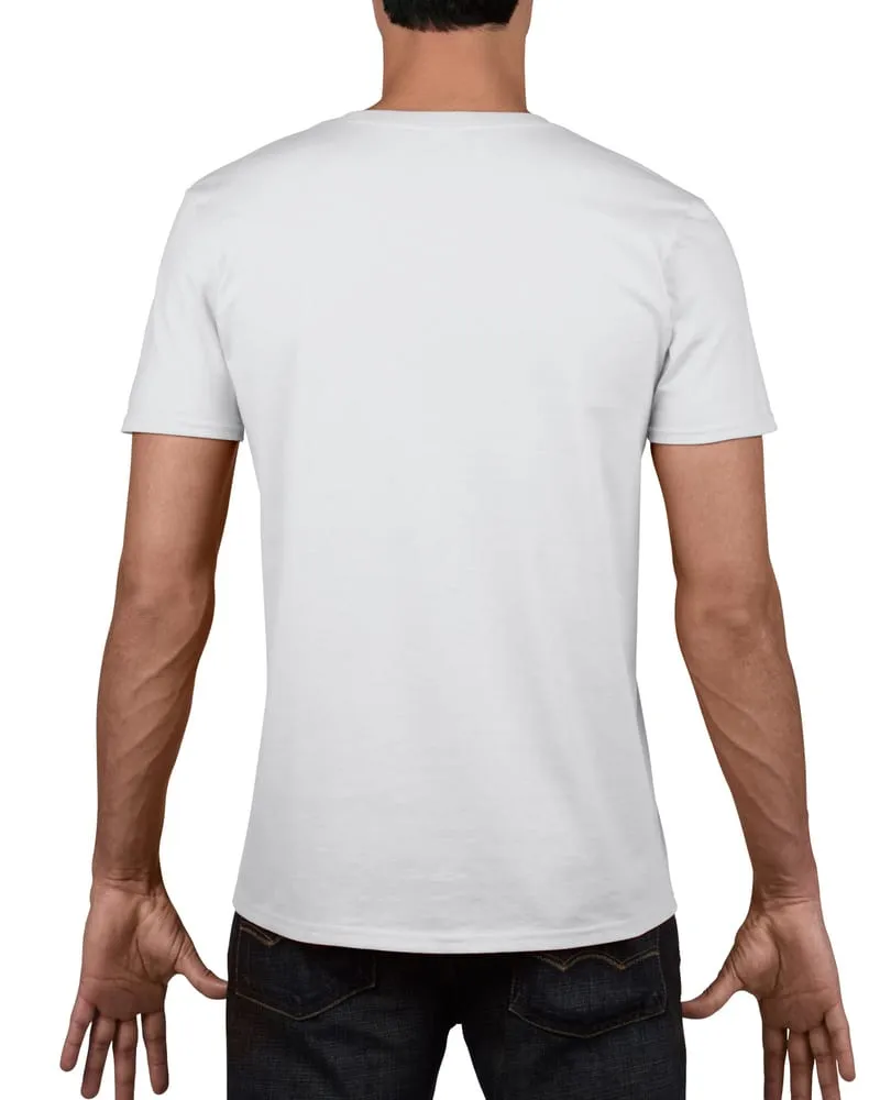 GILDAN GN646  CAMISETA CUELLO V GILDAN  SOFTSTYLE™  BLANCO