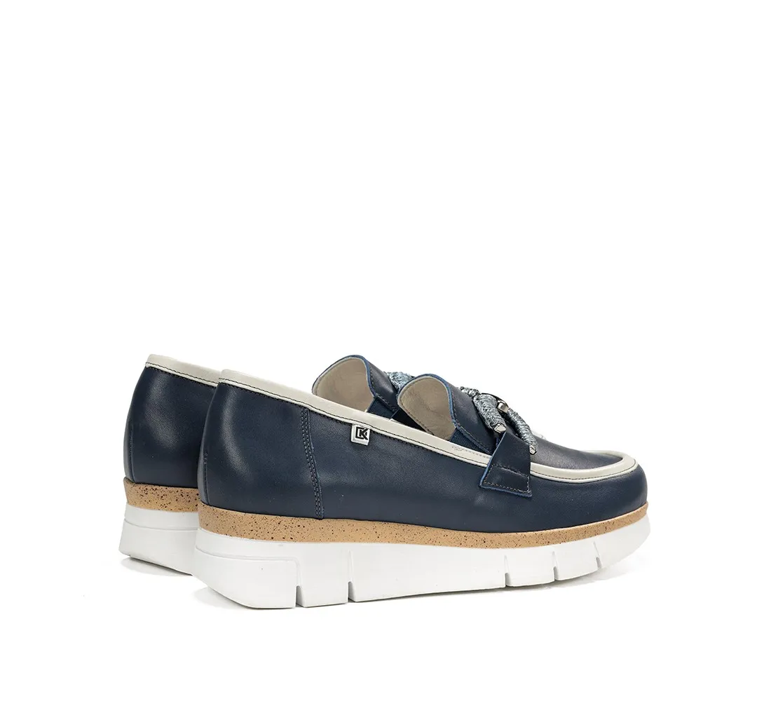 INDIA D9298 Mocasín Azul