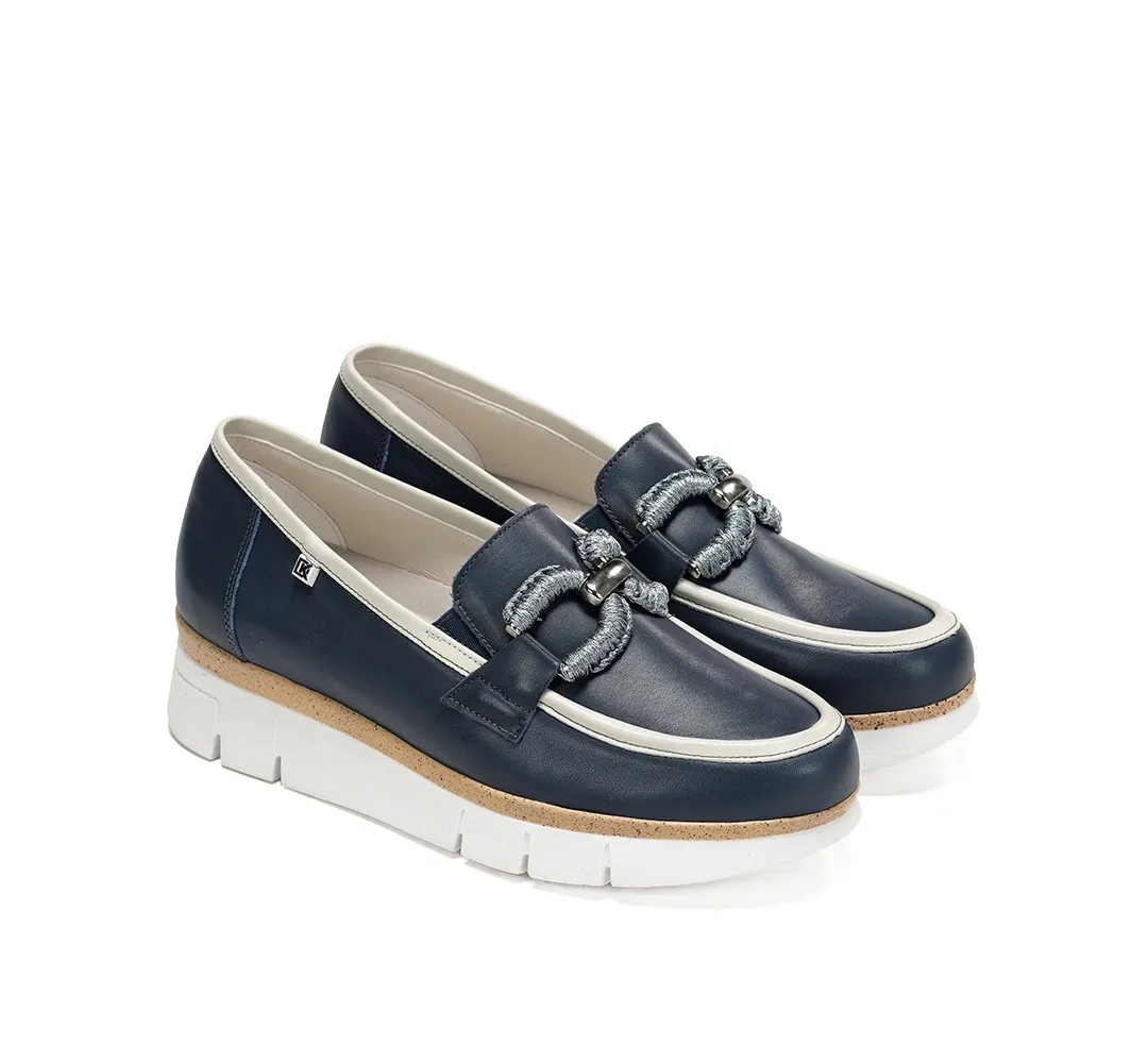 INDIA D9298 Mocasín Azul