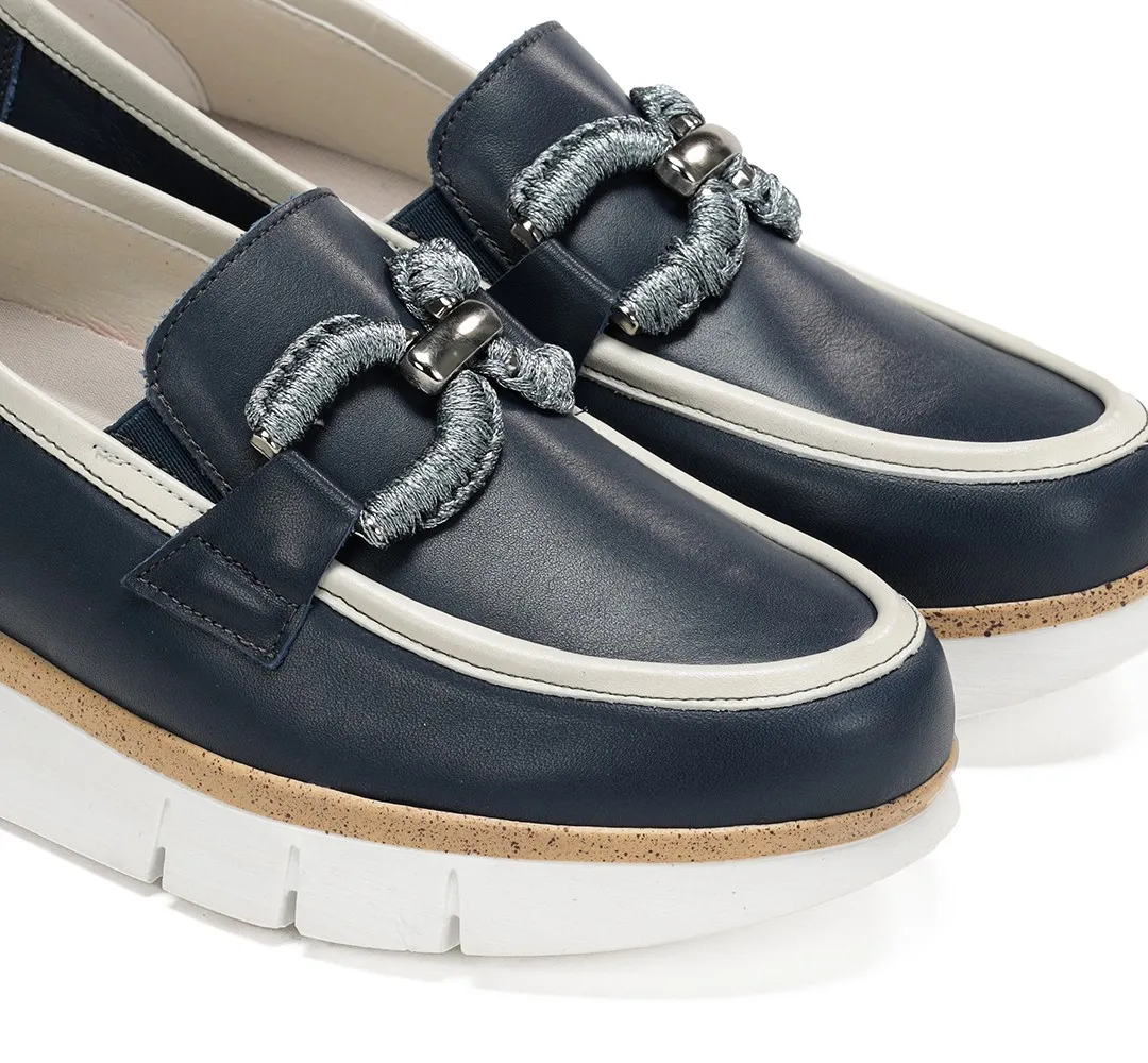 INDIA D9298 Mocasín Azul