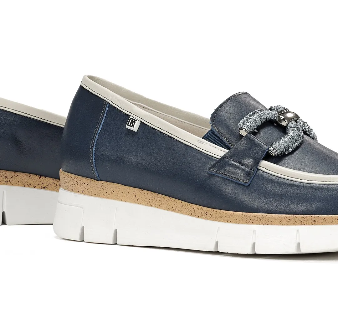 INDIA D9298 Mocasín Azul