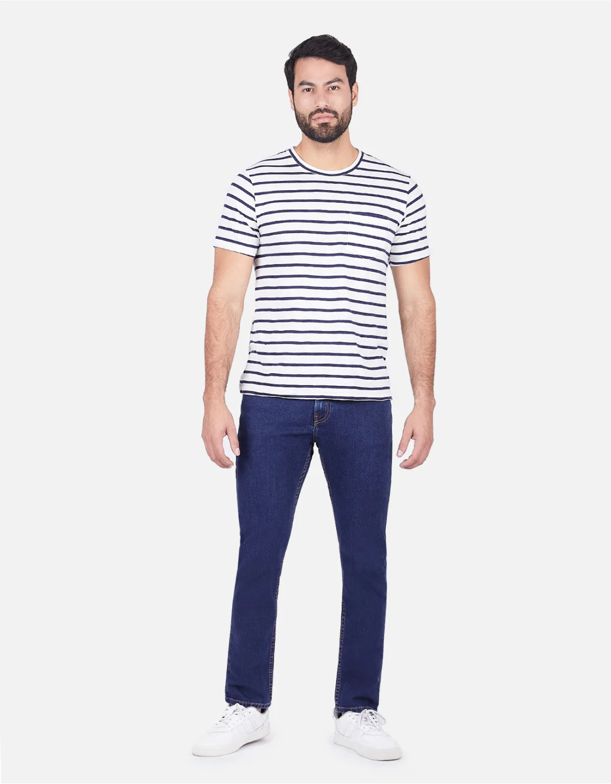 Jean slim fit azul