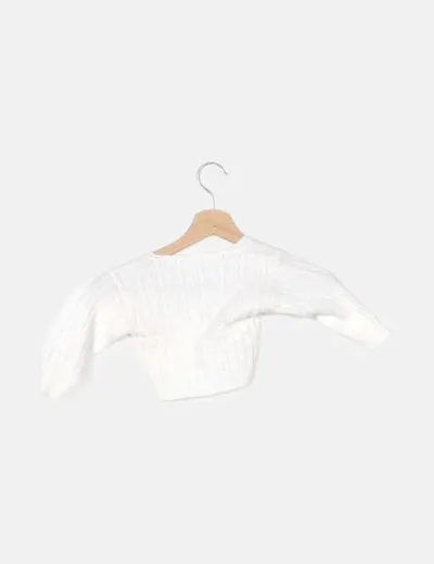 Jema Chaqueta punto blanca