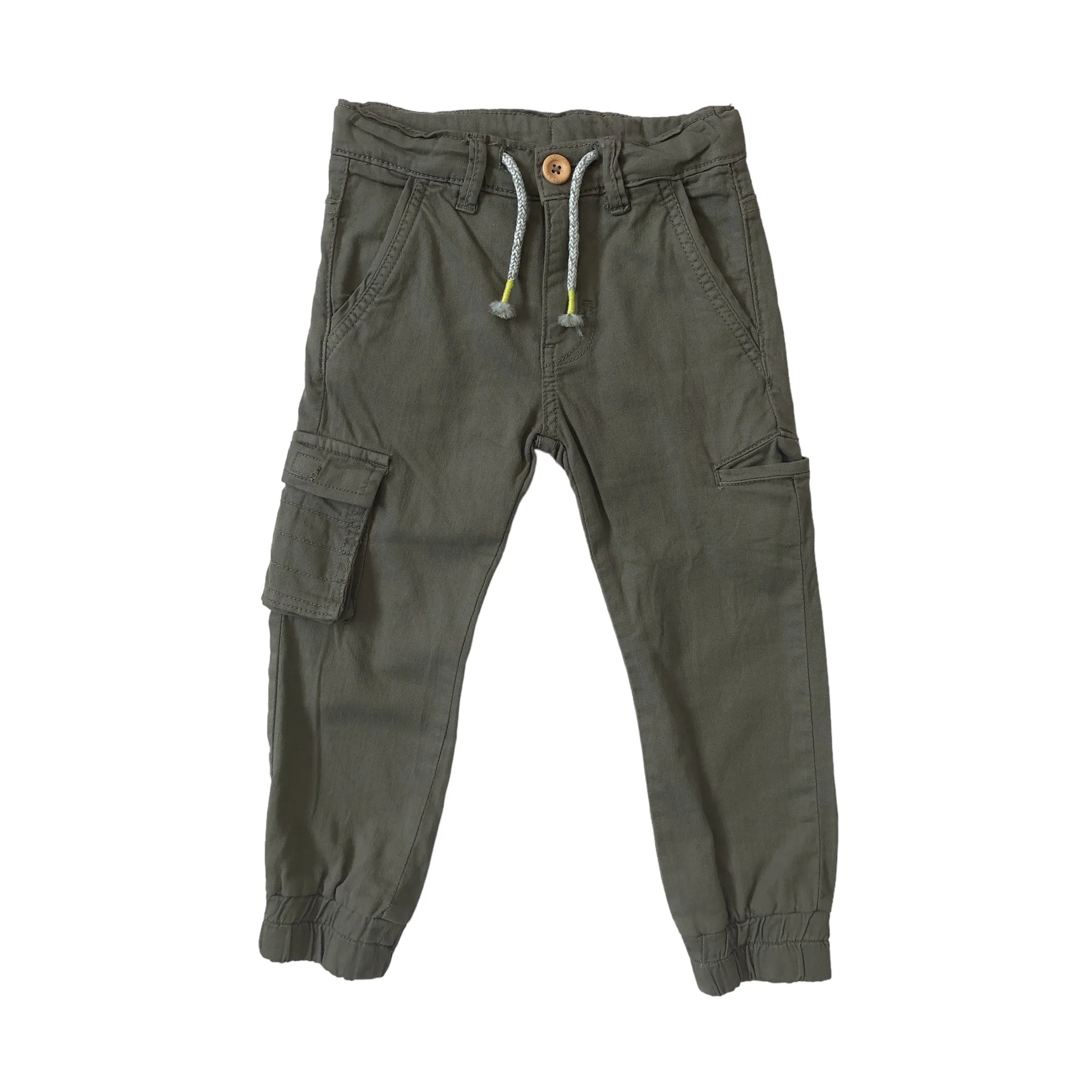 Joggers con jareta color verde LOSAN