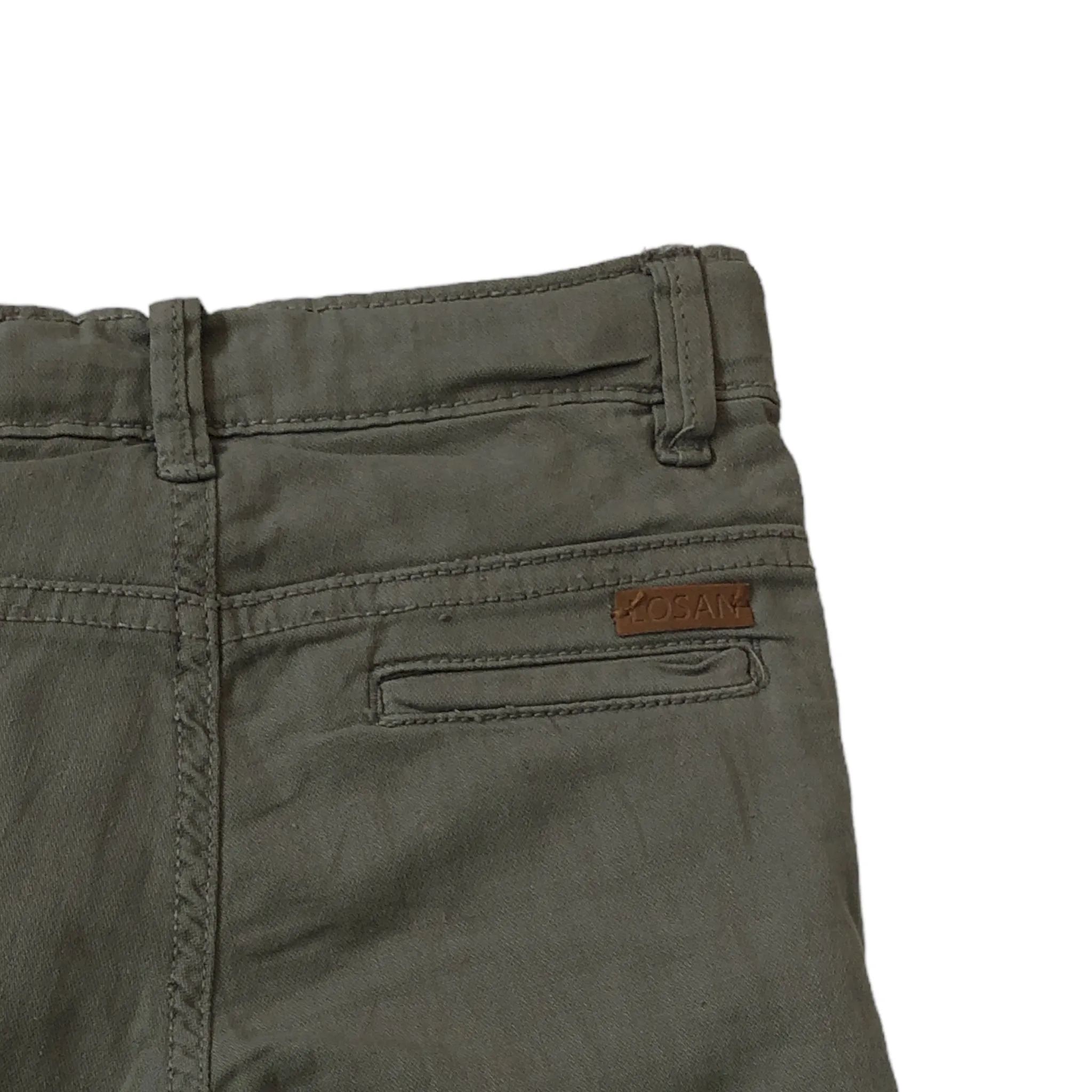Joggers con jareta color verde LOSAN