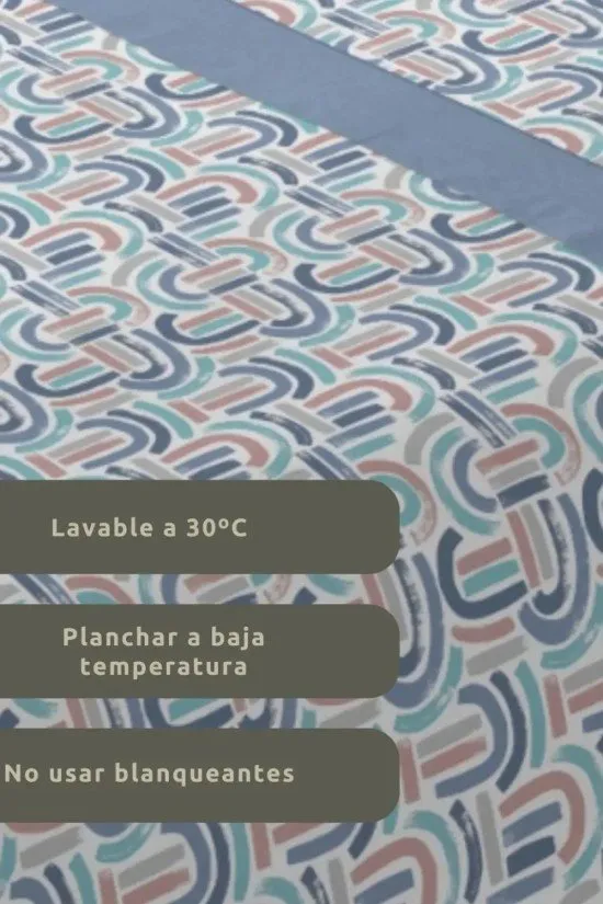 JUEGO DE SáBANAS ECO 50/50 ARCAZUL