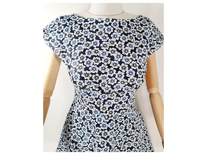 Kate Spade Vestidos Negro Blanco Azul Multicolor 