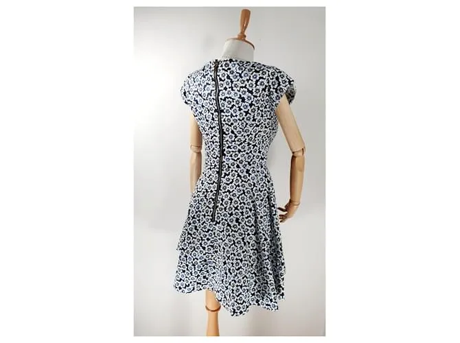 Kate Spade Vestidos Negro Blanco Azul Multicolor 