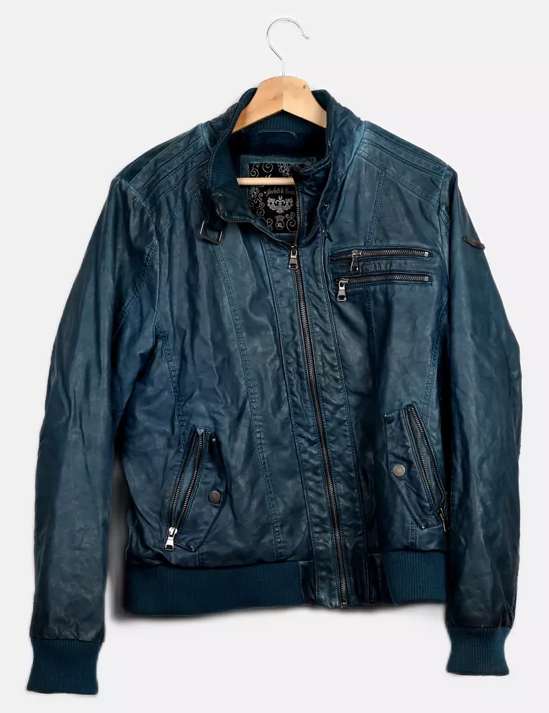 Koroshi Chaqueta biker Polipiel