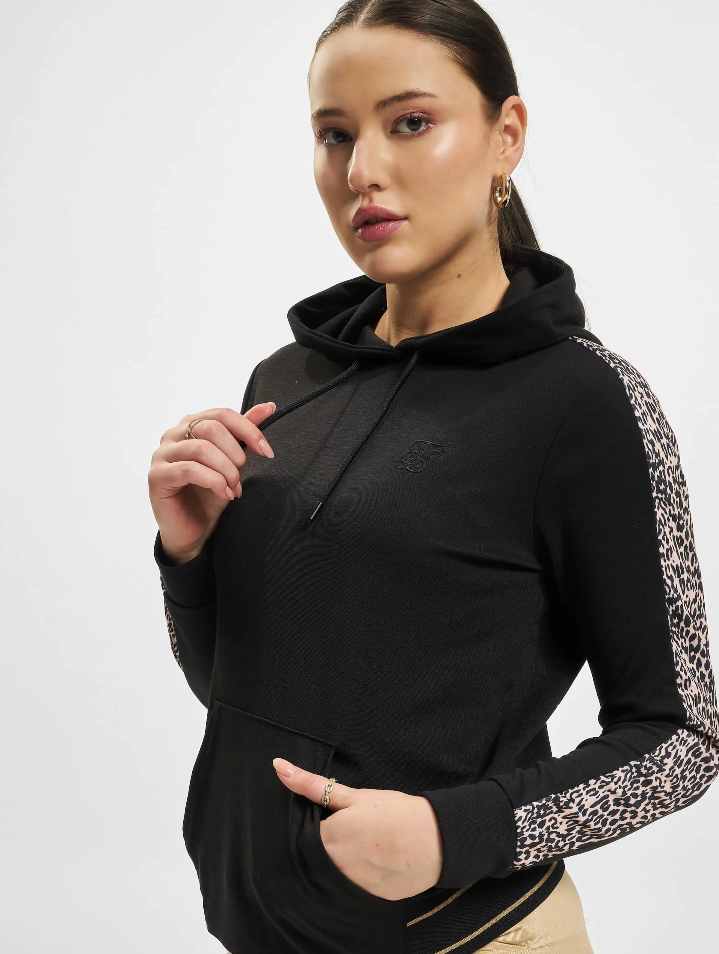 Leopard Print Panelled