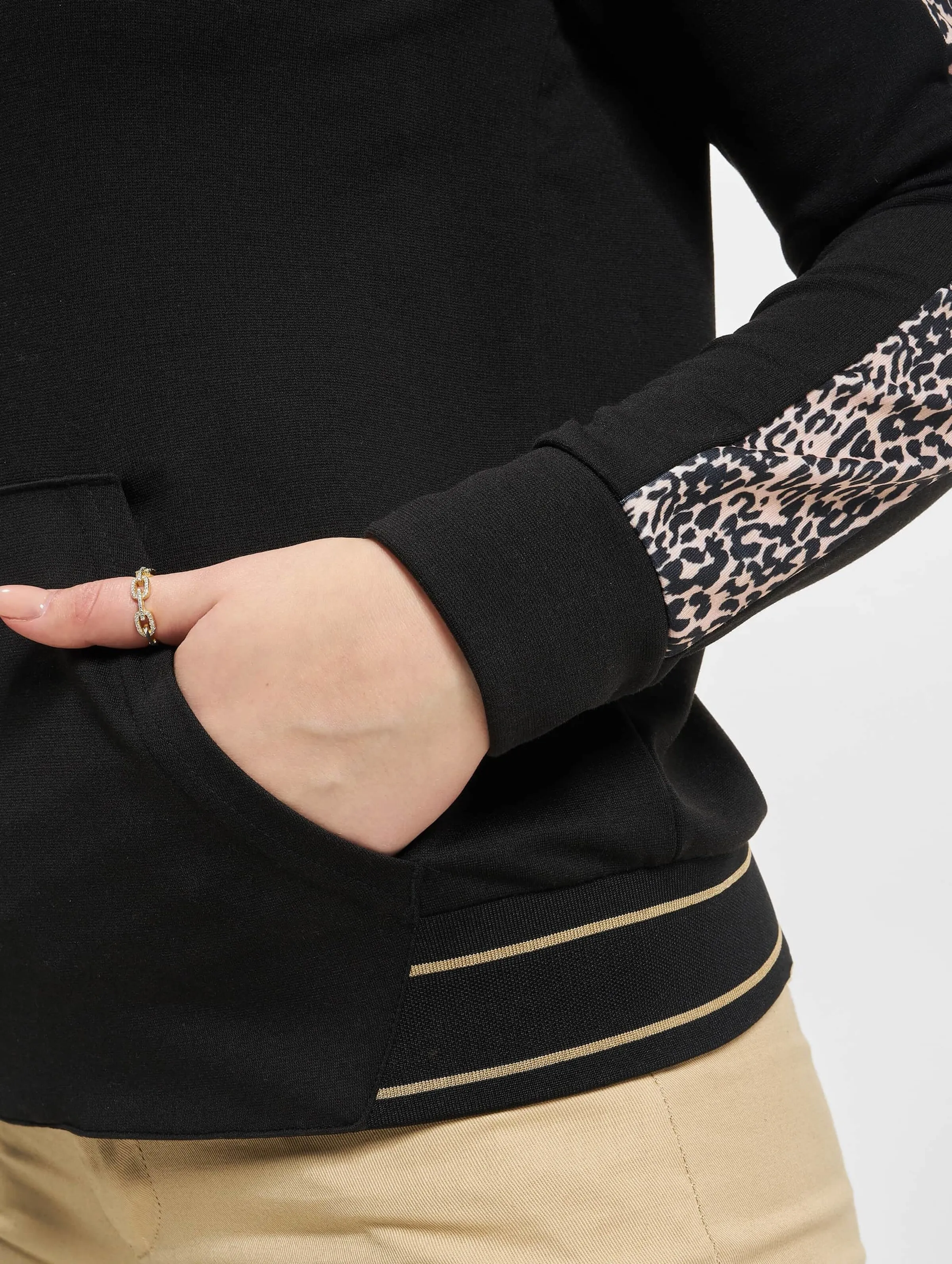 Leopard Print Panelled