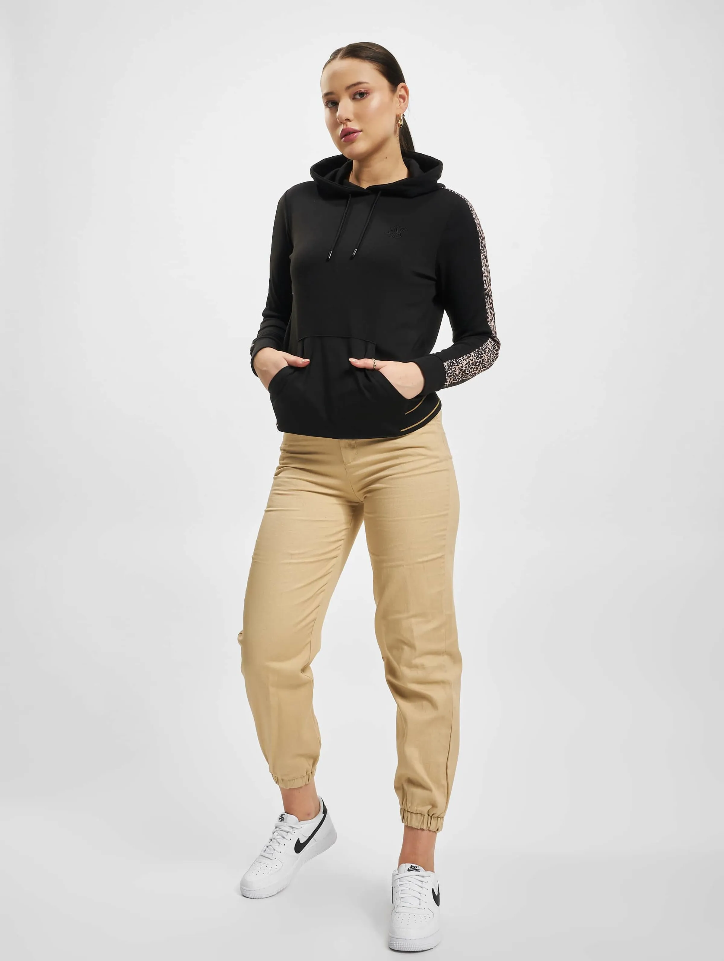Leopard Print Panelled
