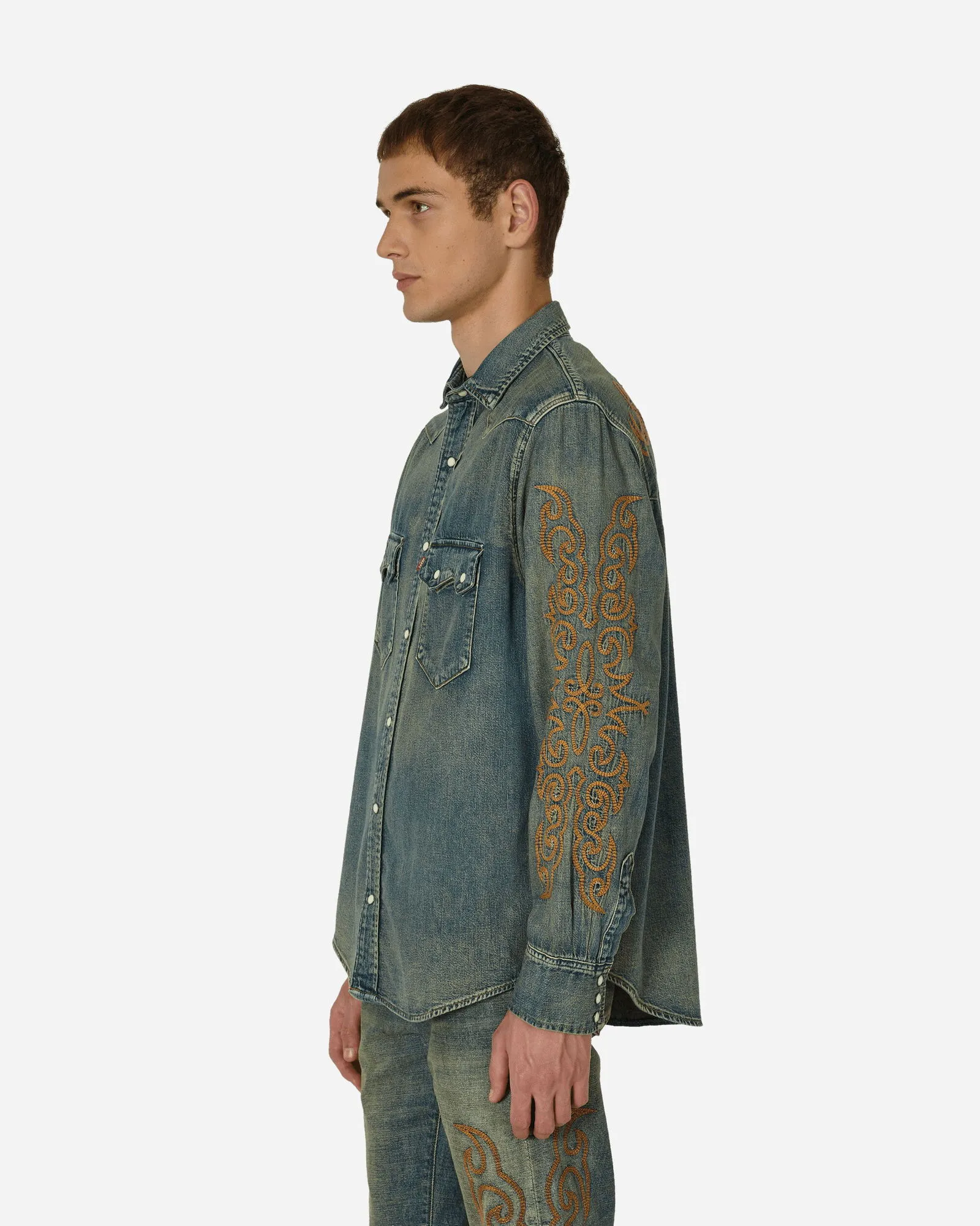 Levi's Tears Western Stitch