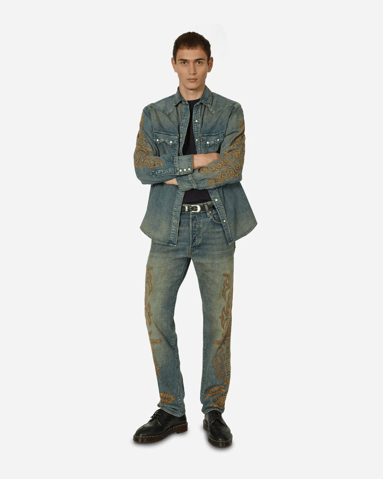 Levi's Tears Western Stitch