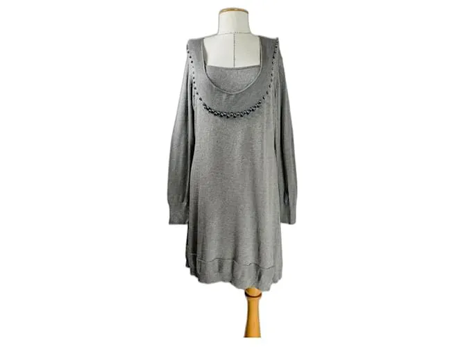 Louis Féraud Vestidos Gris 