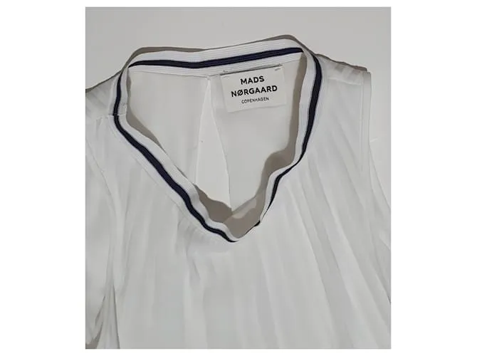 Mads Norgaard Vestidos Blanco 