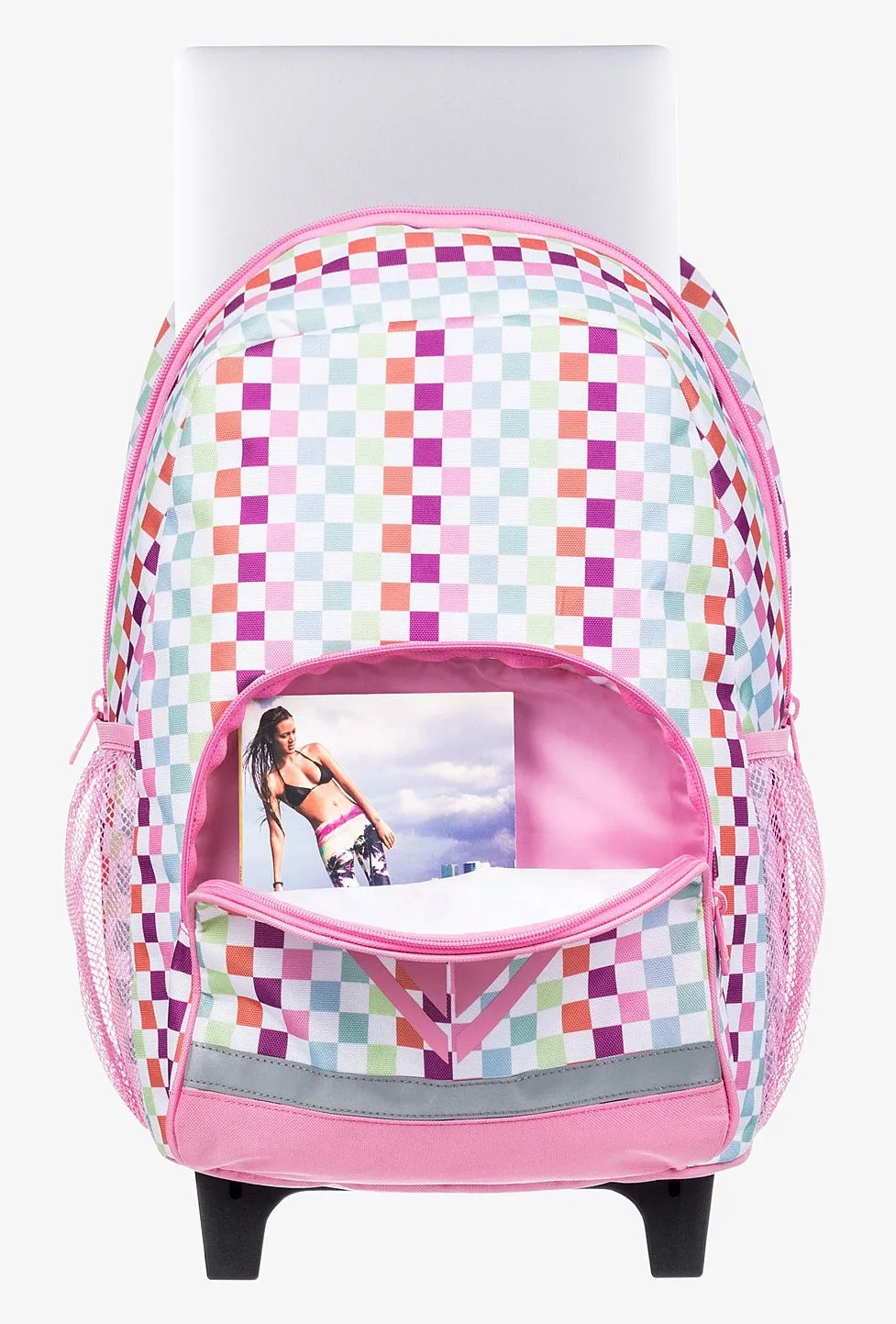 MALETA ROXY PERFECT PEACH  WBB1/BRIGHT WHITE CHECK CHECK  GIRL´S