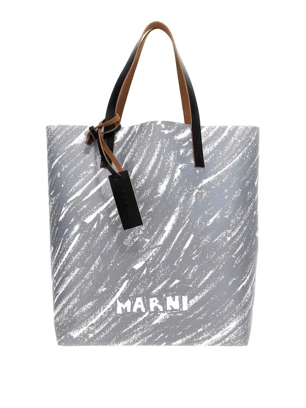 MARNI BOLSA BANDOLERA  GRIS