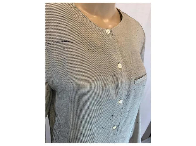Max Mara Top gris 