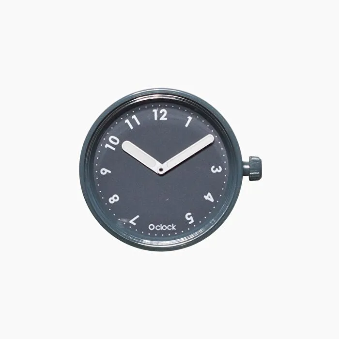 Mecanismo numbers gris oscuro O clock