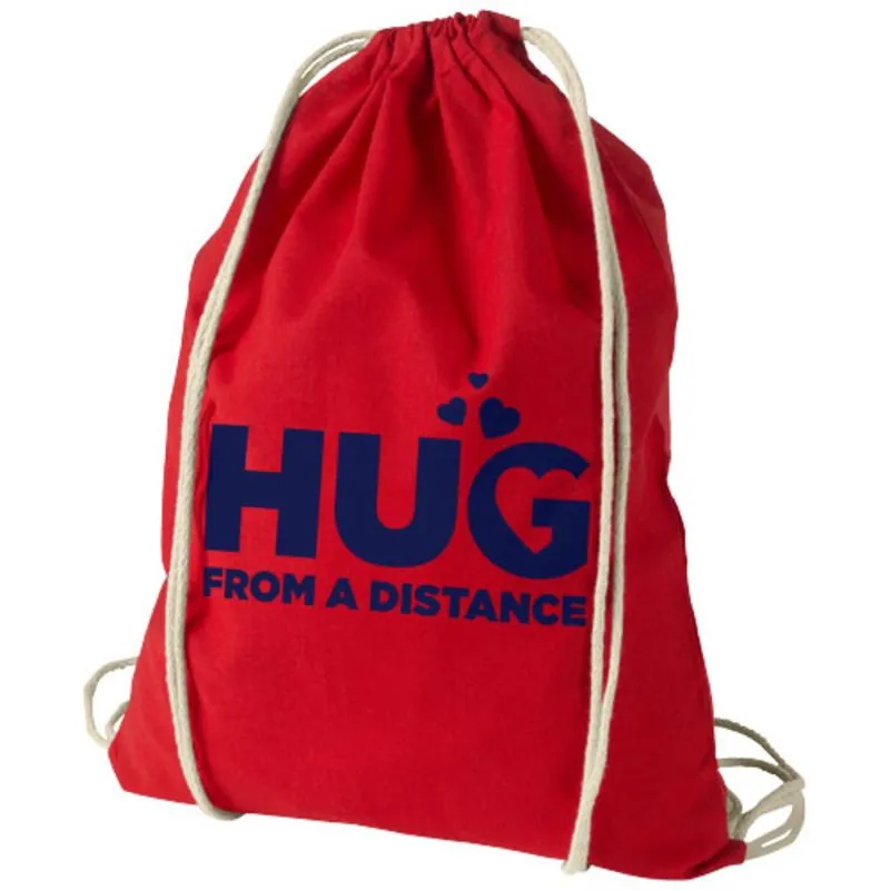 Mochila de cuerdas de algodón personalizada Oregon