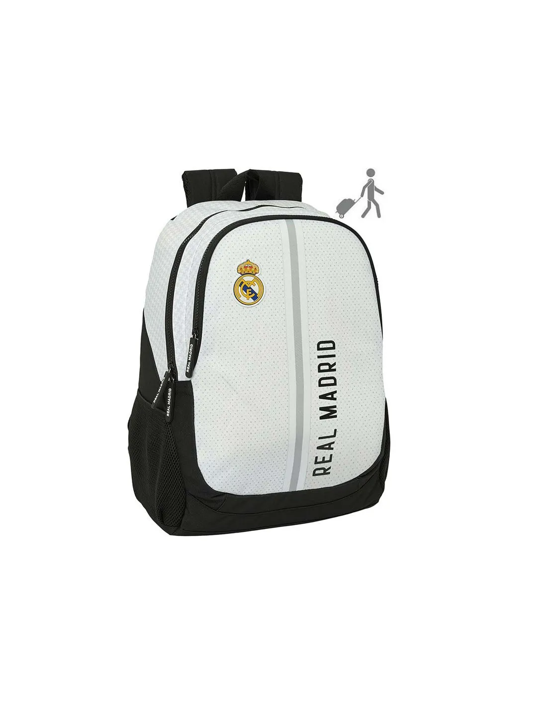 MOCHILA REAL MADRID ADAPTABLE A CARRO 1ª EQUIPACIóN 202425