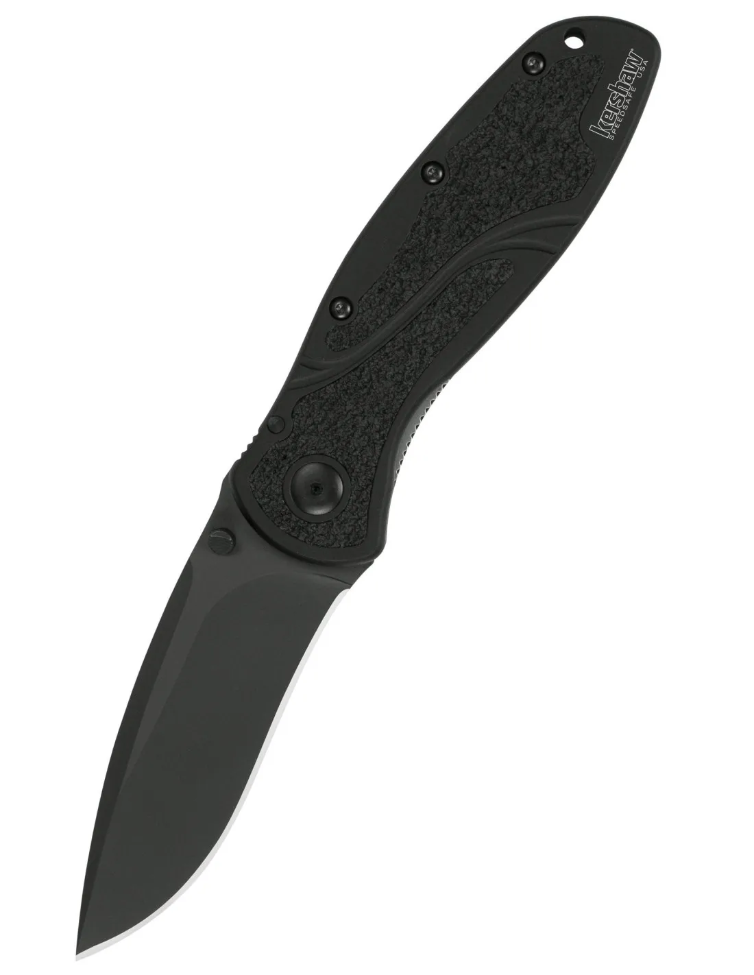 Navaja de bolsillo Kershaw Blur, hoja lisa negra