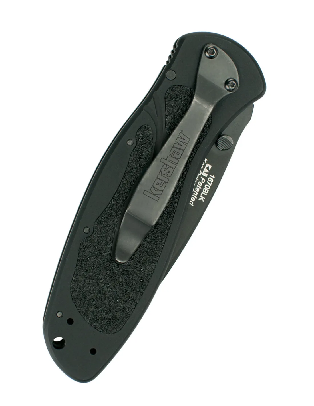 Navaja de bolsillo Kershaw Blur, hoja lisa negra