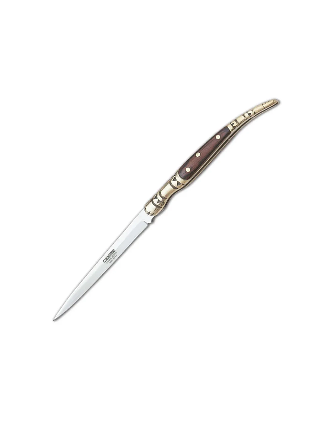 Navaja tipo estilete con mango estamina, hoja 8,5 cms.