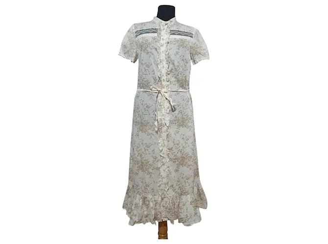 Noa Noa Vestidos Blanco Multicolor 