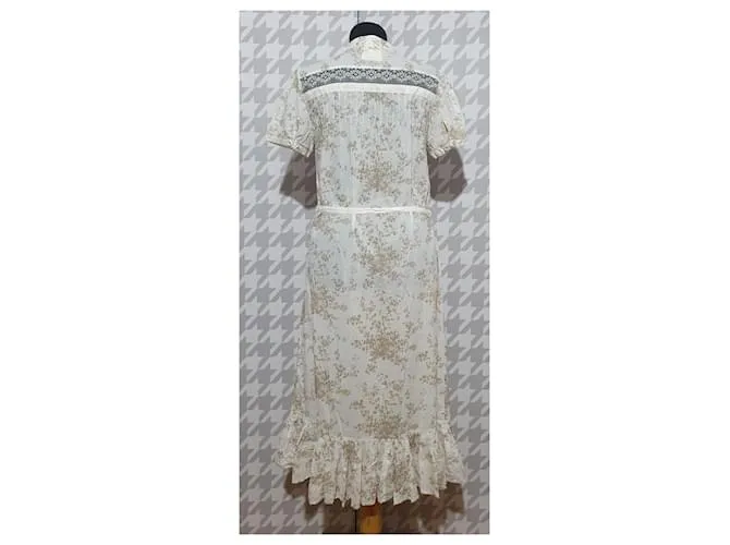 Noa Noa Vestidos Blanco Multicolor 
