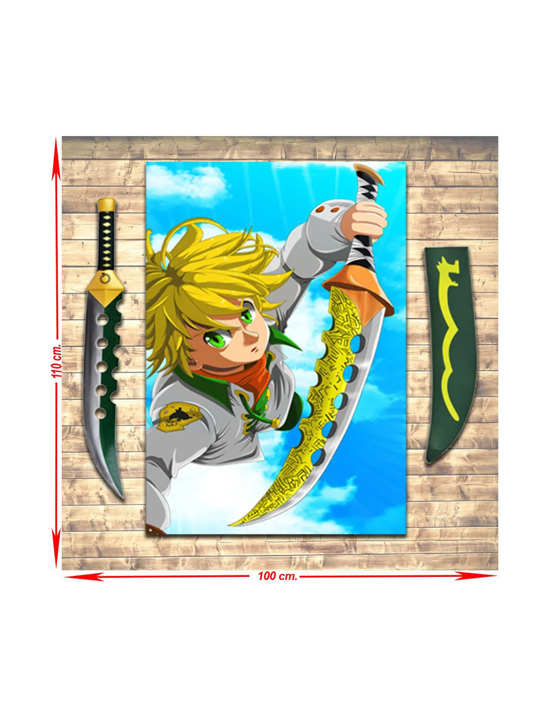 Pack espada Lostvayne The Seven Deadly Sins + Estandarte