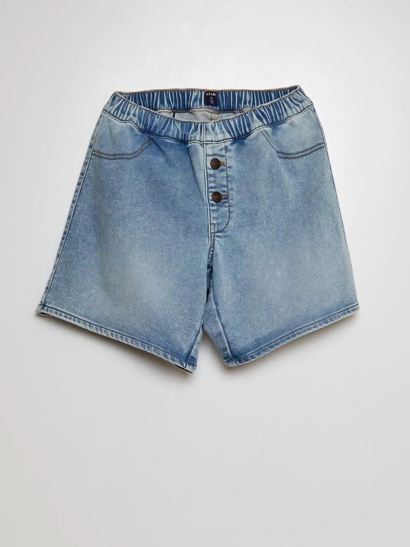 PANTALóN CORTO VAQUERO  SO EASY  AZUL