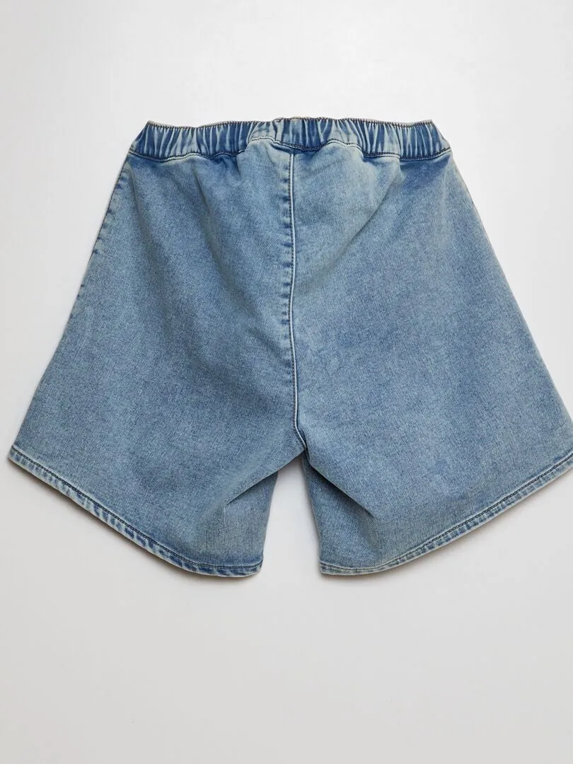PANTALóN CORTO VAQUERO  SO EASY  AZUL
