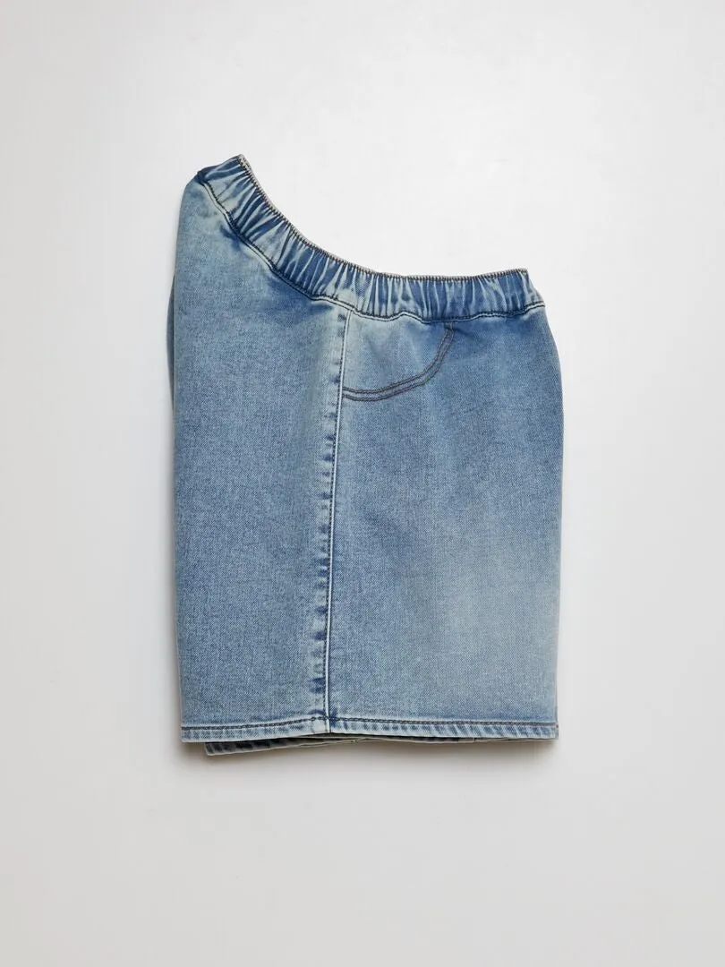 PANTALóN CORTO VAQUERO  SO EASY  AZUL