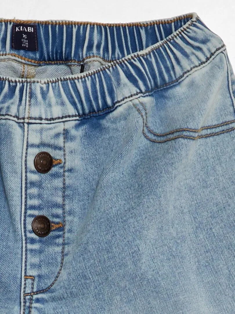 PANTALóN CORTO VAQUERO  SO EASY  AZUL