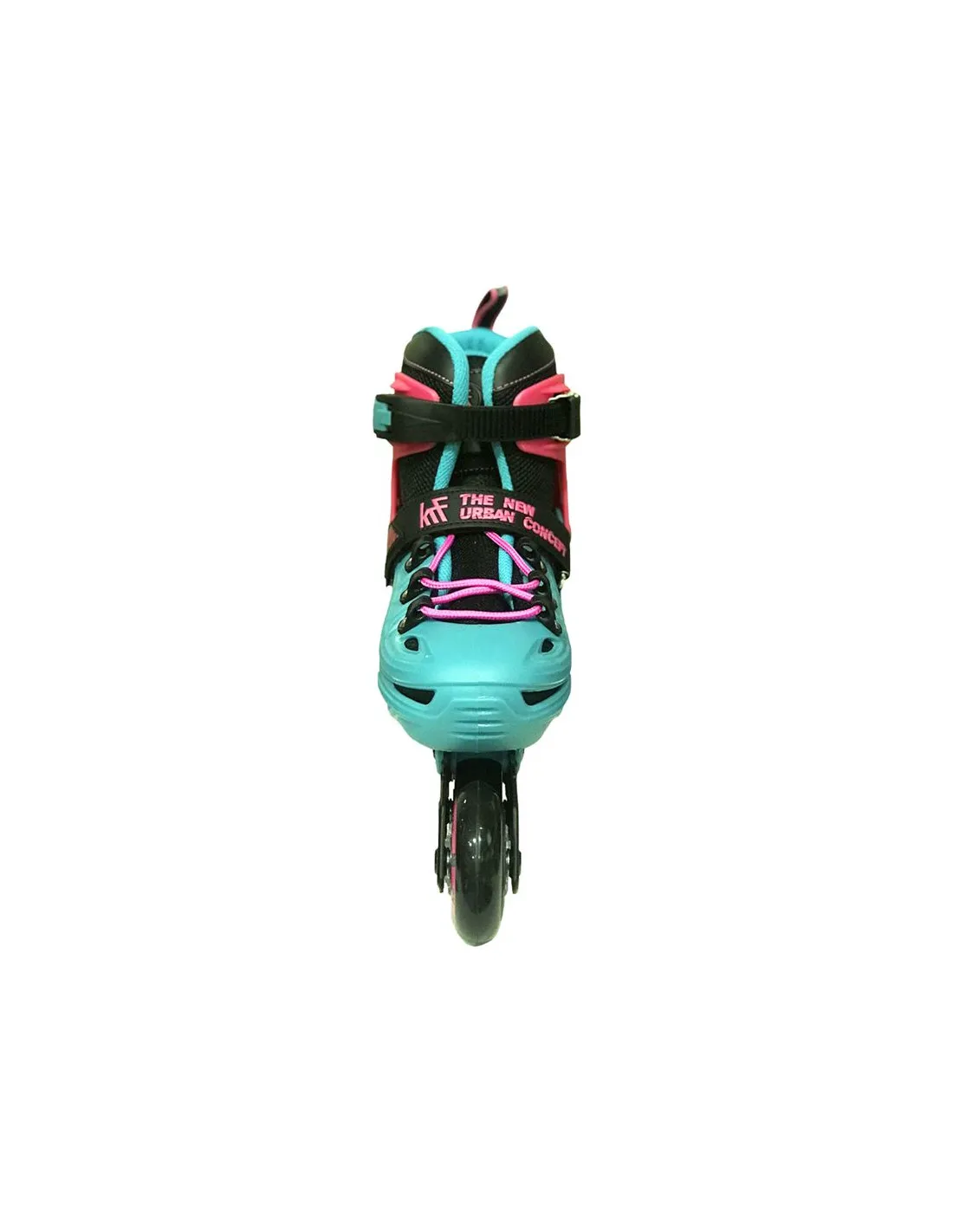 PATINES EN LíNEA AJUSTABLES KRF FREESKATE SX200 JR ROSA/AZUL